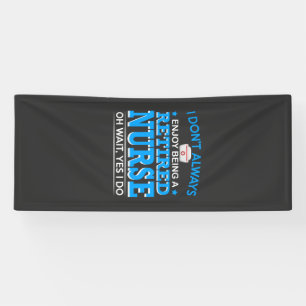 Banderoles Vie infirmière   Infirmière retraitée