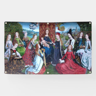 Banderoles Vierge parmi les vierges (M 070)