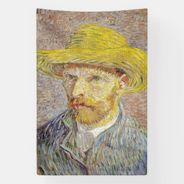 Banderoles Vincent van Gogh - Autoportrait avec Casquette de  (Verticale)