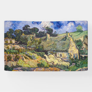 Banderoles Vincent Van Gogh - Chalets de chaume à Cordeville
