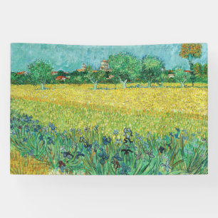 Banderoles Vincent van Gogh - Champ avec Iris près d'Arles