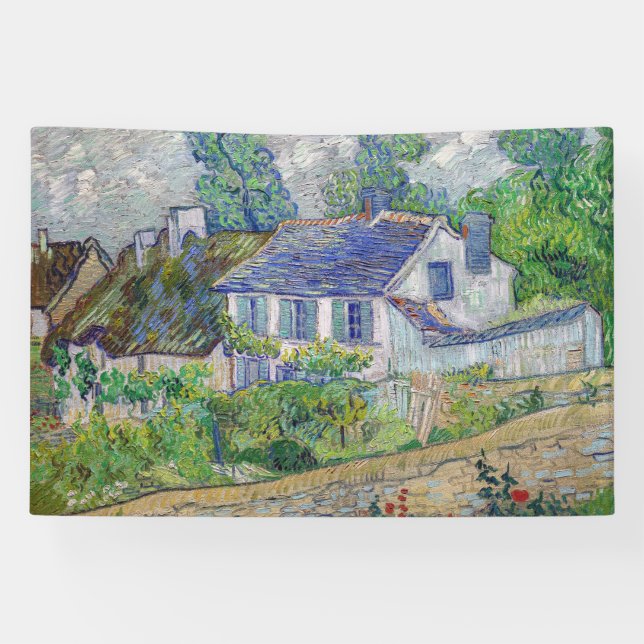 Banderoles Vincent van Gogh - Maisons à Auvers (Horizontal)