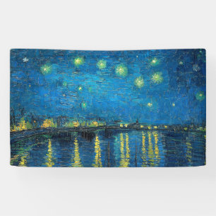 Banderoles Vincent Van Gogh Nuit étoilée sur le Rhône