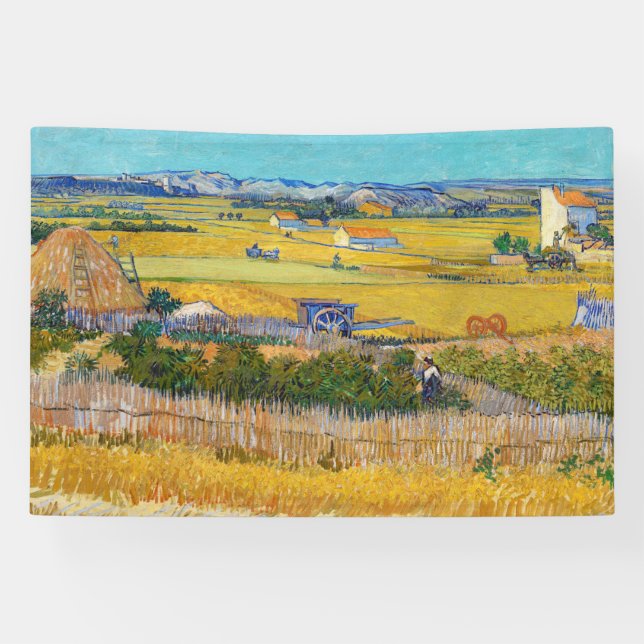Banderoles Vincent van Gogh - Récolte à La Crau (Horizontal)