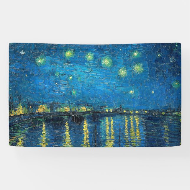 Banderoles Vincent Van Gogh Starry Night Over the Rhone (Horizontal)