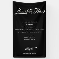 Vintage Retro Black Bourbon Bar Mariage Boisson Me