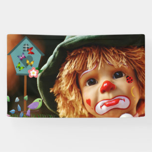 Banderoles Visage clown