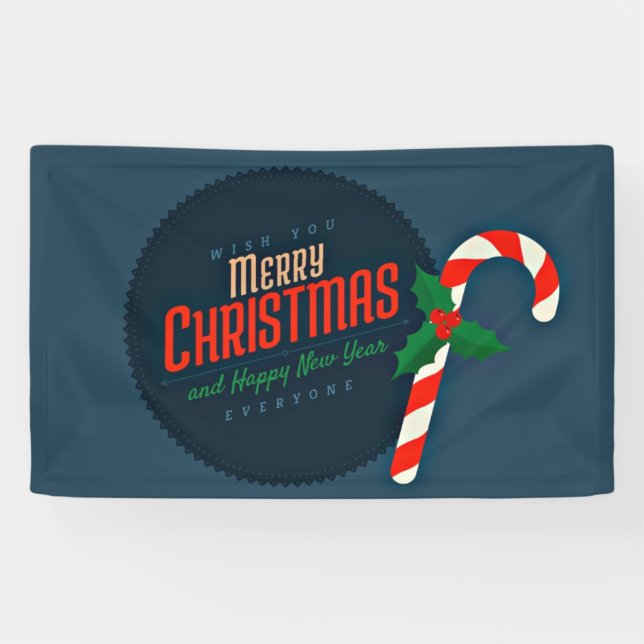 Banderoles Vœux de Joyeux Noël (Horizontal)
