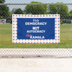 Banderoles Vote Démocratie Vote Kamala
