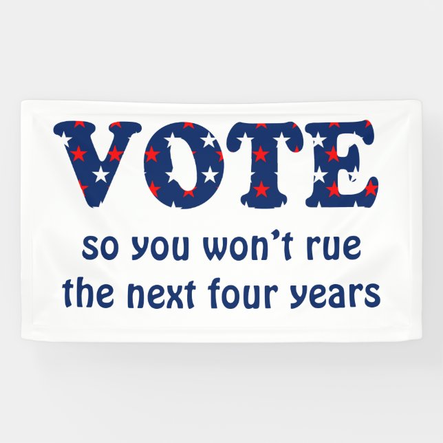 Banderoles Vote ou Rue l'élection (Horizontal)