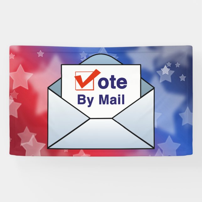 Banderoles Voter par courrier (Horizontal)