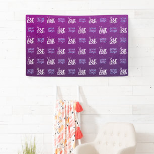 Banderoles Votre logo   2 images ou logos d'entreprise téléch