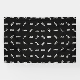 Banderoles Votre logo/image Motif géométrique moderne uniqu