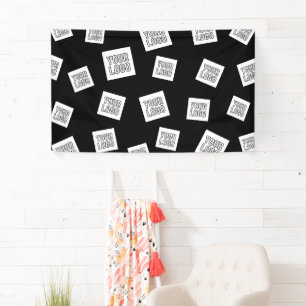 Banderoles Votre logo, photo ou autre image   Placement aléat