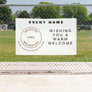 Banderoles Votre Logo Website Welcome Company Event