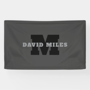 Banderoles Votre nom ou nom d'entreprise Gris Masculin Mode
