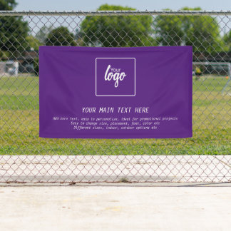 Banderoles Votre propre logo d'entreprise personnalisé person