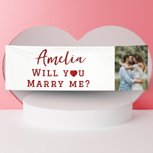 Banderoles Voulez-vous m'épouser Photo de proposition romanti
