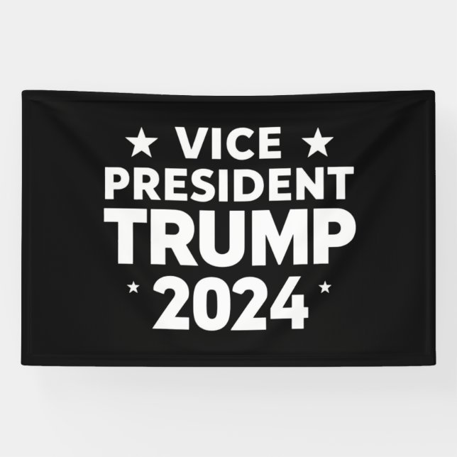 Banderoles VP Trump Funny Election Joe Biden Funny Citation (Horizontal)
