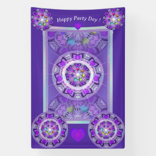 Banderoles W2 pourpre