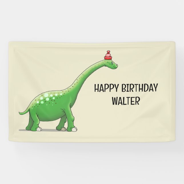 Banderoles Walter le Dinosaure (Horizontal)