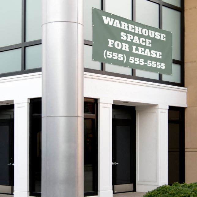 Banderoles Warehouse Space for Lease Banner (Bâtiment extérieur)