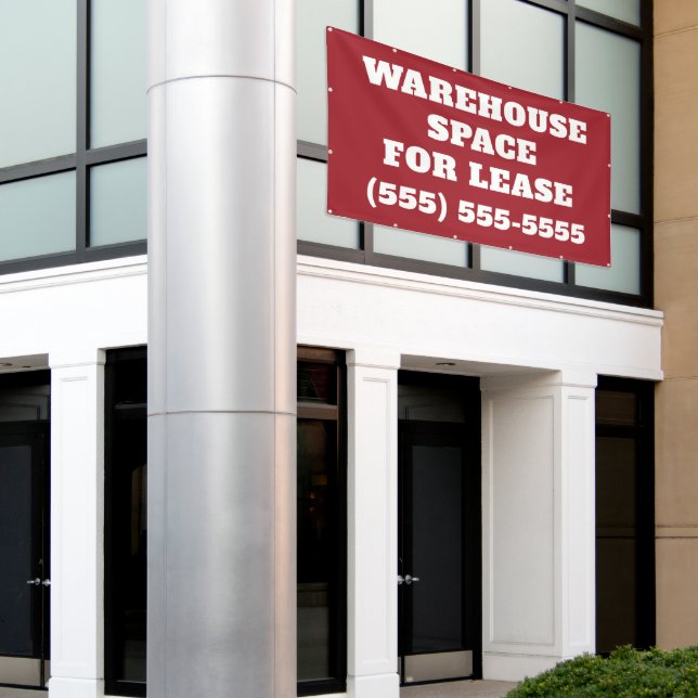Banderoles Warehouse Space for Lease Banner (Bâtiment extérieur)