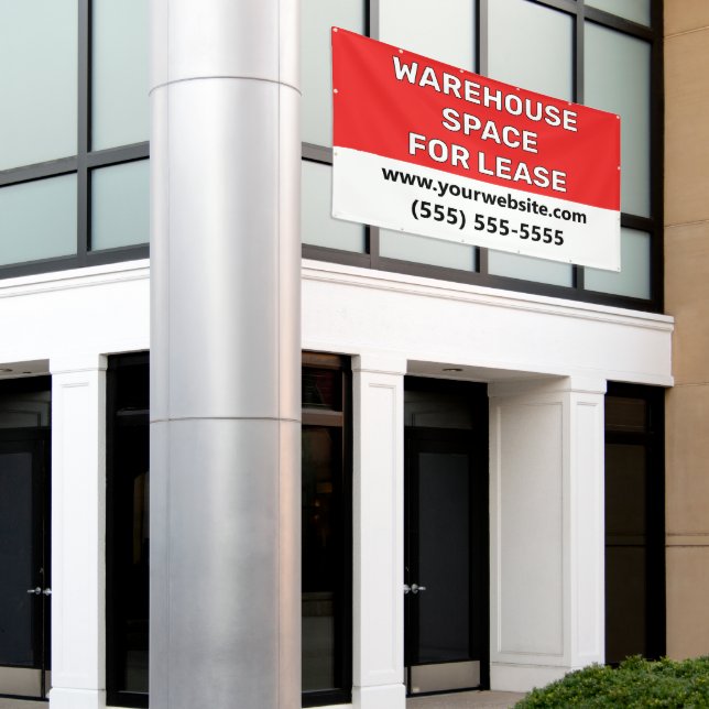 Banderoles Warehouse Space Lease Banner (Bâtiment extérieur)