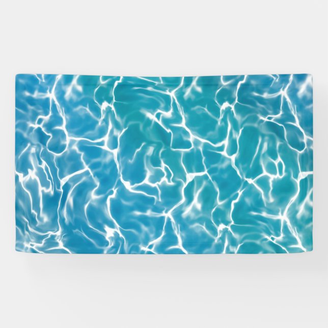 Banderoles Water bleu (Horizontal)