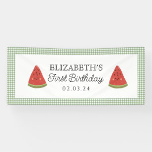 Banderoles Watermelon Little Sweet Melon Anniversaire