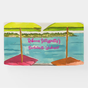 Banderoles Week-end de célibataire aux vibes de Key West