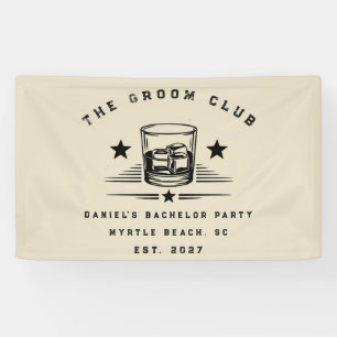 Banderoles Week-end de fête de bachelor personnalisé sur le t