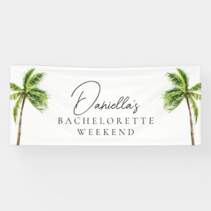 Banderoles Week-end de Palm Tropical Moderne