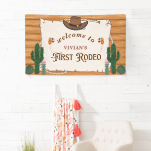 Banderoles Western Cowgirl Saddup Rodeo Bienvenue