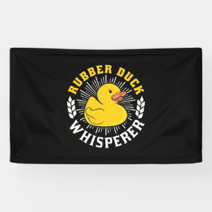 Banderoles Whisperer de canard en caoutchouc