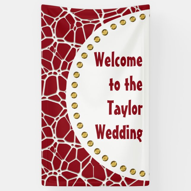 Banderoles White Web Texture + votre bachgr. & idées (Vertical)