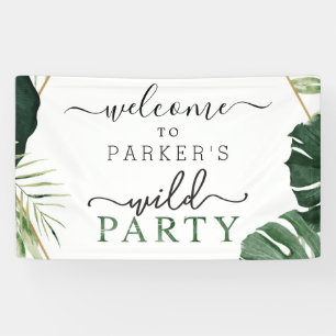 Banderoles Wild One First Bird Vinyl Welcome Banner