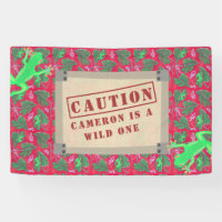 Wild One Tropical Rainforest Birthday Custom