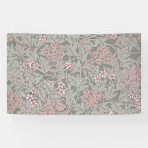 Banderoles William Morris Jasmine Motif de fleurs