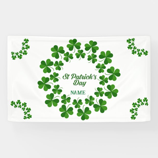 Banderoles Wreath de la Saint Patrick Thunder_Cove (Horizontal)