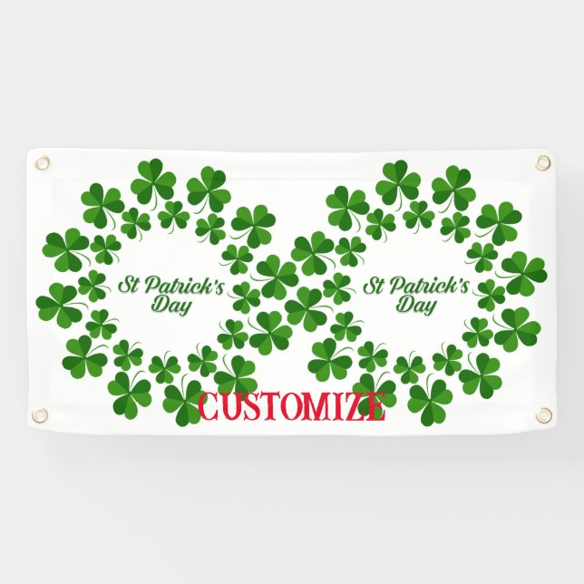 Banderoles Wreath de la Saint Patrick Thunder_Cove (Horizontal)