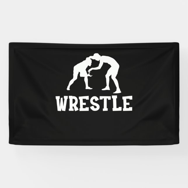Banderoles Wrestle wrestling Wrestler Gift (Horizontal)