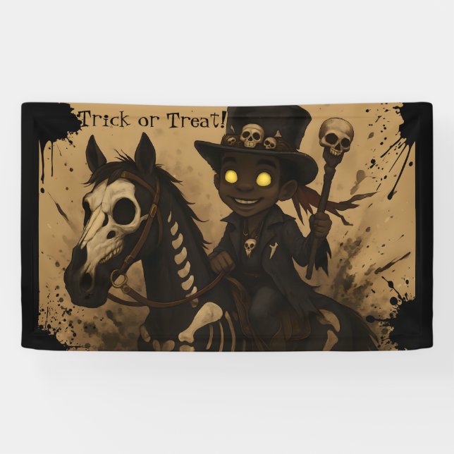 Banderoles Young Voodoo Doc on Skull Horse (Horizontal)