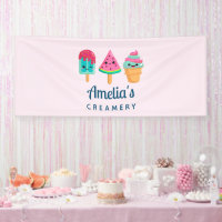 Yummy Ice Cream Trio Summer Vibe Business