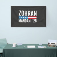 Zohran Mamdani Candidat Maire NYC Drapeau USA
