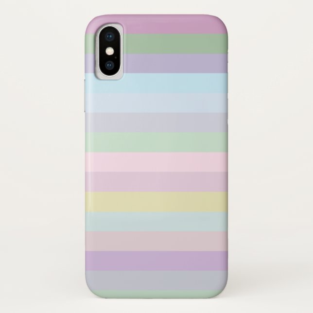 Bandes à peine Il iPhone X Coque (Dos)