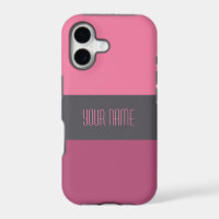 Bandes à trois couleurs coques personnalisés
