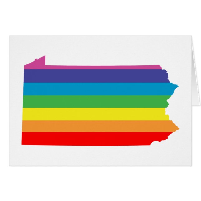 bandes arc-en-ciel de pennsylvanie (Devant Horizontal)