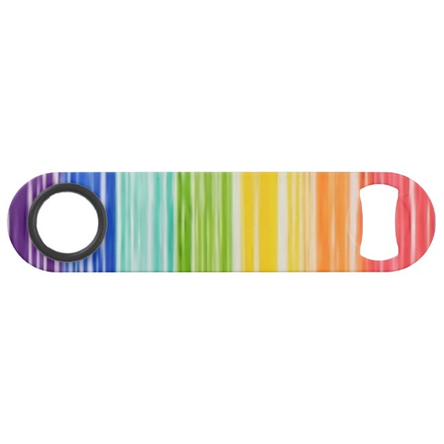 Bandes arc-en-ciel inondées (Devant (Horizontal))