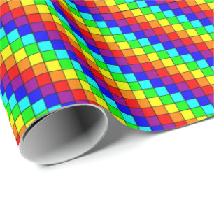 Bandes Arc-en-Ciel - Papier Cadeau